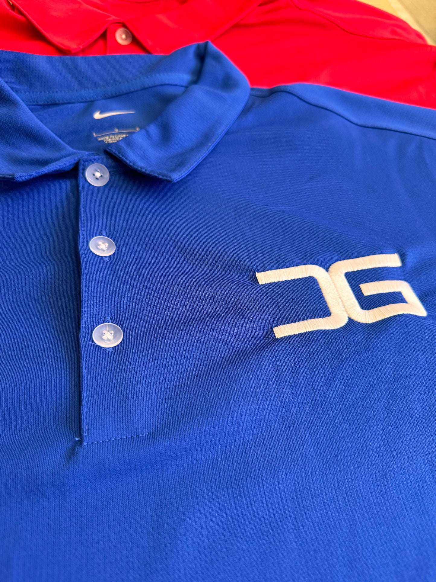 Blue Nike Dry-Fit Polo